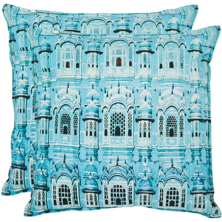 Safavieh Verona Turquoise Pillow, Set of 2