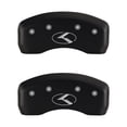 thumbnail image 3 of MGP 4 Caliper Covers Engraved Front & Rear Circle K/Kia Red finish silver ch Fits select: 2013-2015 KIA OPTIMA LX, 2012 KIA OPTIMA EX, 3 of 5