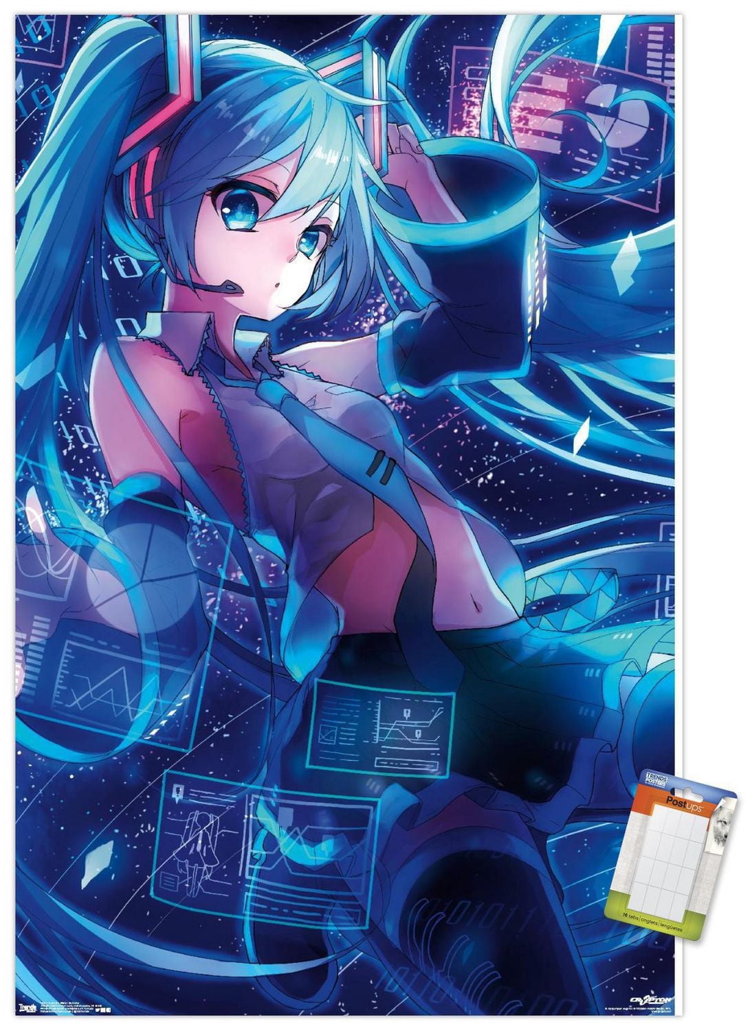 Hatsune Miku - Screens Wall Poster