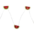 thumbnail image 2 of Northlight LED Watermelon Fairy Lights - Warm White - 2.75' Silver Wire - 10ct, 2 of 4