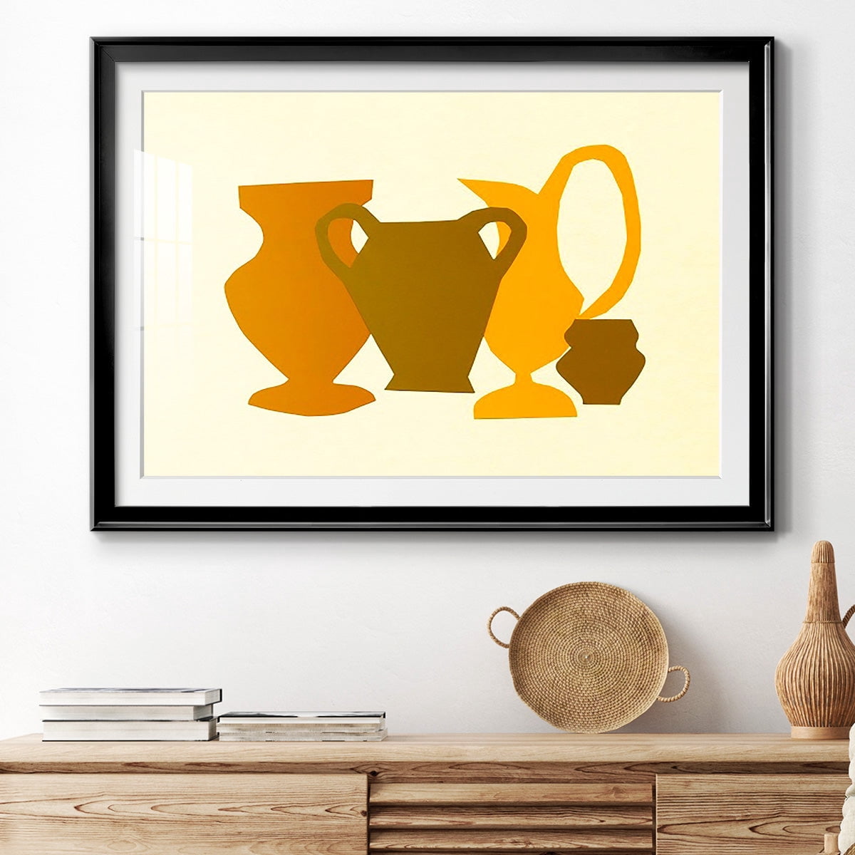 Posing Pottery II Premium Framed Print - Ready to Hang