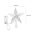 thumbnail image 2 of Christmas Five Pointed Star Tree Topper Battery Type Christmas Tree Lamp, 2 of 9