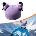 thumbnail image 1 of Funda para casco de esquí con orejas de , accesorio para snowboard y esquí, suave y fácil de instalar. Adorable funda para casco de snowboard y, 1 of 8