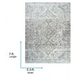 thumbnail image 5 of Livabliss x Vivir Eleni Vintage Washable Area Rug, 5'3" x 7', Gray, (5' x 7'), 5 of 6