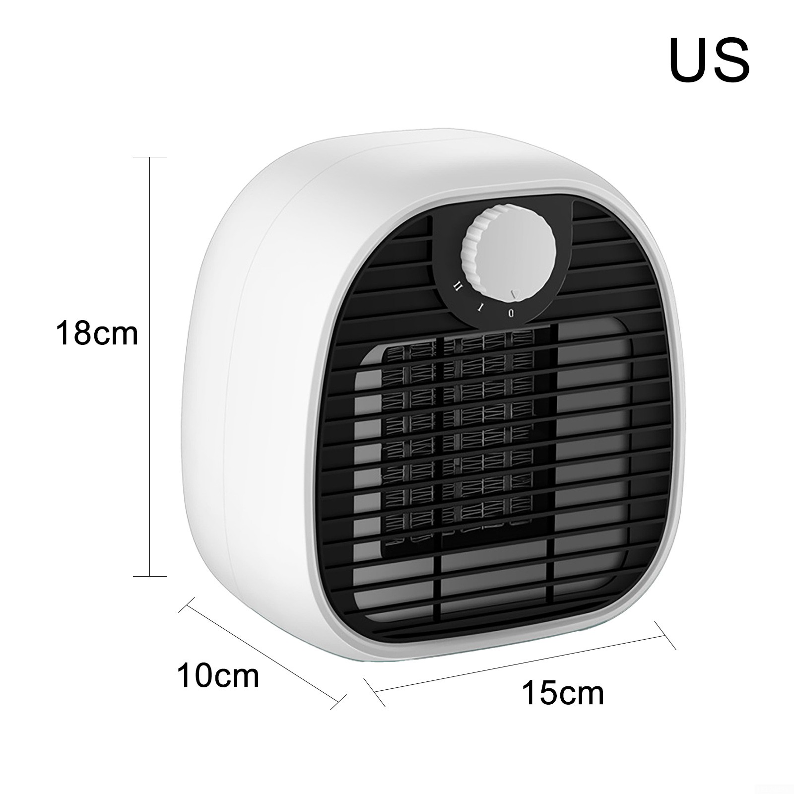 PTC Leafless Fan Heater Desktop Heater Small Electric Heater
