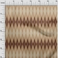 thumbnail image 2 of oneOone Polyester Lycra Tan Fabric Argyle Check Sewing Fabric By The Yard Printed Diy Clothing Sewing Supplies 56 Inch Wide, 2 of 4