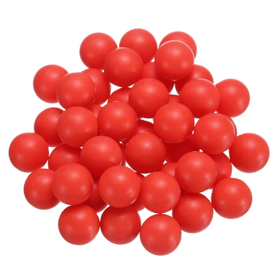 50 Pack PP Plastic Bearing Balls 5/8" Solid Plastic Balls G2 Precision, Red