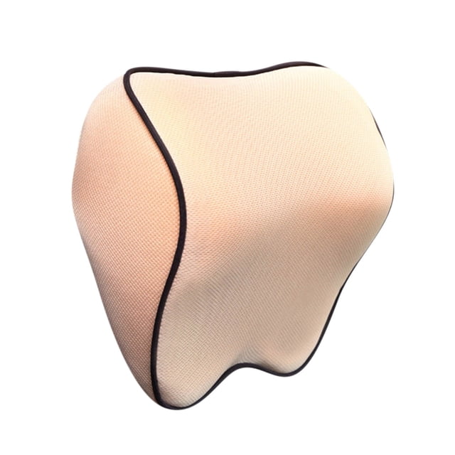 Car Neck Pillow, Softness Car Headrest Pillow For Driving With Adjustable Strap, 100% Memory Foam And Breathable Removable Cover