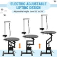thumbnail image 4 of EDTara 24-Inch Height Adjustable Electric Grooming Table With Non-Slip Tabletop, Usb/Ac Power Supply, and Organizer for Small Pets, 4 of 6