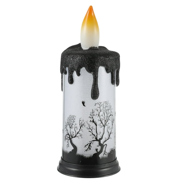 1 UNIDA LED LED Vela de Halloween Lámpara de vela electrónica decorativa sin batería