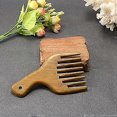 thumbnail image 5 of Sandalwood Wide Tooth Wooden Hair Comb for Frizzy Hair, 5 of 5