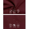 thumbnail image 6 of Little Donkey Andy Women's Lightweight Windbreaker Jacket with Hood Breathable Windproof Spring Fall Summer Jacket Hiking Running Golf UPF50+ Dark Red 2XL, 6 of 6
