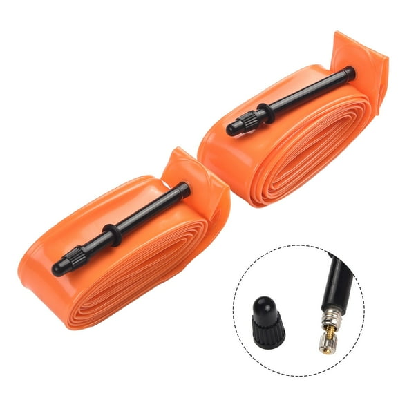 Tekuisi 2 Pcs Ultralight Bike Inner Tube 700 X 18 23 25 28 30 32C Road Bicycle TPU Tire 45/65/85mm Length Presta-Valve Super Light Tube