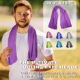 thumbnail image 4 of Ice & Sweat Towels, 43.3" x 15.7" - Cooling Neck Wraps for Summer Heat - Quick Cool Down for Gym, Running, Golf, Yoga & Sports, 4 of 8