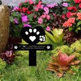 thumbnail image 4 of DPTALR Croix Commémoratives pour Chiens et Chats Plaques Commémoratives pour Perte d'Animaux Décorations de Jardin Extérieures, 4 of 6