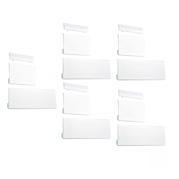 15PCS Replacement Memory Card Door Slot Cover Lid for Wii Game Console Accessories, White