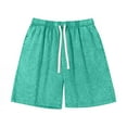 thumbnail image 4 of Womens Sweat Shorts Comfy Casual Lounge Drawstring Elastic Waist Short Pants Summer Athletic Sweatpants with Pocket 2024, 4 of 5