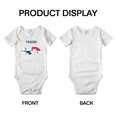 thumbnail image 2 of Panama Map Flag Cute Baby Bodysuit Romper (White, 3-6 Months), 2 of 5