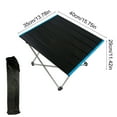 thumbnail image 3 of Daiosportswear 15.8x13.8x11.4in Portable Camping Table,Lightweight Folding Table,Aluminum Alloy Waterproof Sturdy Stable,Tool-Free Setup with Carry Bag for Outdoor Picnic/Beach/Hiking/Fishing, 3 of 6