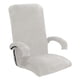 thumbnail image 2 of Funda elástica para silla de ordenador con fundas para reposabrazos, funda para sillón de oficina blanco, 2 of 5