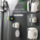 thumbnail image 2 of Soporte de cabezal de ducha autoadhesivo, soporte de ducha ajustable para ducha de mano, soporte de ducha impermeable, 1 pieza, blanco Afortunado Sencillez, 2 of 5
