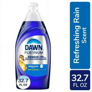 Pack of 2 - Dawn Platinum Refreshing Rain Scent Dishwashing Liquid 32.7 fl oz