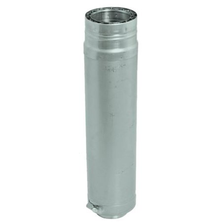 Stainless Steel Double Wall Adjustable Vent Pipe - 10 inch - Walmart.com