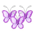 thumbnail image 4 of 100 Pcs Purple Mesh Applique Trim for DIY Party Wedding Dress Handmade Patchwork Sewing Crafts, 4 of 8