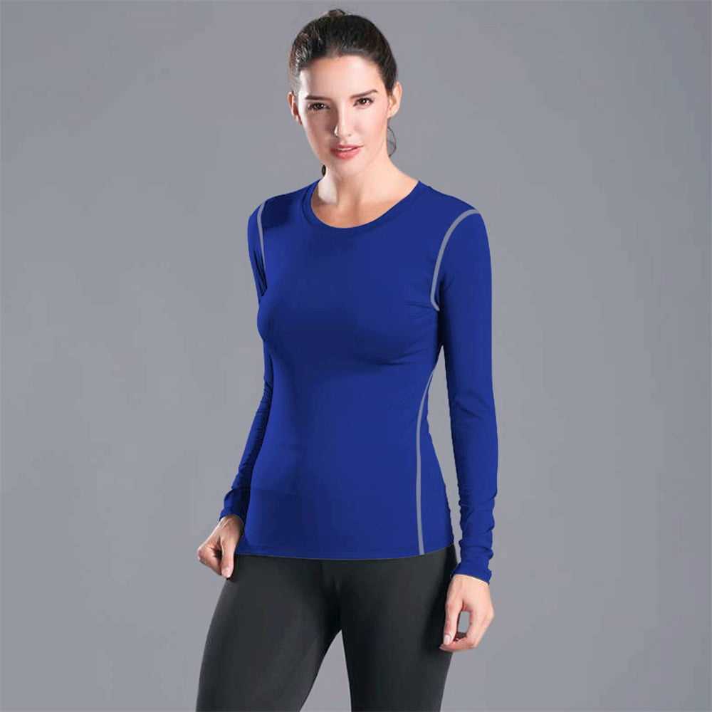 UPF 50 Sun Protection MIER Women’s Dry Fit Long Sleeve Tee Shirt Workout Tops Athletic Running Hiking Tshirts 