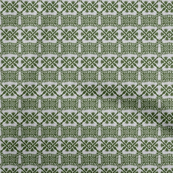 oneOone Cotton Cambric Forest Green Fabric Texture Sewing Craft Projects Fabric Prints By Yard 56 Inch Wide