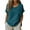 Mint Green(Womens Shirts), variant on GUACER Loose Short Sleeve Tops for Women Casual Cotton Linen Round Neck Pullover with Pocket Breathable T Shirts