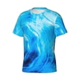 thumbnail image 3 of Rocae Blue Shell for Men's Moisture-Wicking Crew Tee - T-Shirt for Sports, Outdoor Activities, and Casual WearXX-Large, 3 of 9