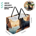 thumbnail image 2 of Sea Lion Large Capacity Foldable Oxford Cloth Toy Basket with Reusable Storage Bins - Ideal for Picnics, Grocery Shopping, and More!, 2 of 7