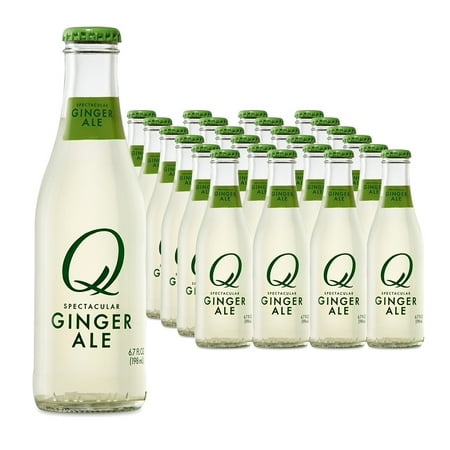 (24 Bottles) Q Ginger Ale, 6.7 Fl Oz