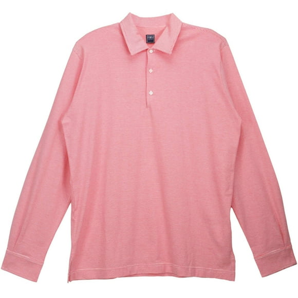 Fedeli Men's Red And White Libeccio Polo - 46 US / 56 EU