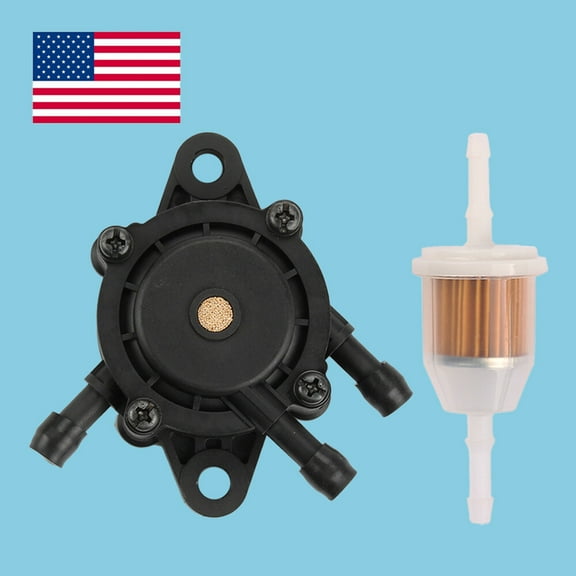 Fuel Pump & Filter Compatible with KAWASAKI 49040-7001, JOHN DEERE LG808656 15-25 HP Engines | High-Flow Fuel Pump | Precision Filtration | OEM Replacement