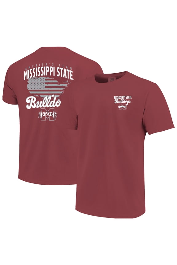 Men's  Maroon Mississippi State Bulldogs America's Team T-Shirt