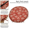 thumbnail image 4 of Vargottam Waterproof Papasan Cushion Cover - 55 Inch Round Chair Slipcover with 8 Secure Ties - Outdoor/Indoor Use - Floral Design, 4 of 7