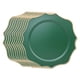 thumbnail image 1 of 10 platos para servir reutilizables para fiestas, vajilla ligera para mesa. Verde, 1 of 8
