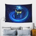 thumbnail image 3 of Doctor Who Tapestry, Anime Wall Poster Art, Wall Tapestry For Bedroom Living Room Dorm Room, Wall Hanging For Festival Party Events Background Photography Backdrop, 60x40 Inch, 3 of 9