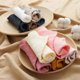 thumbnail image 3 of 10Pcs Baby Square Towels Infants Wash Hand Face Towel Handkerchief Feeding Bib Burp Cloth Soft Crepe Muslin, 3 of 4