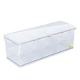 thumbnail image 1 of Ice Chilled Condiment Server, Ice Chilled Condiment Containers Clear Fruit Tray with Lid, Plastic Storage Cold Food Container Sauce Caddy Serving Tray Container for Fruit Salad, 1 of 8