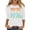White, variant on Women's Casual Tees Crew Neck 3/4 Length Sleeve 1976 Graphic Print Pullover Tops Vintage Birthday T Shirts (XL, Pink)