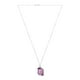 thumbnail image 4 of Collar Zvezda Fancy color Light Amethyst plata .925 Zvezda ZCO-FANC14-LAME, 4 of 6