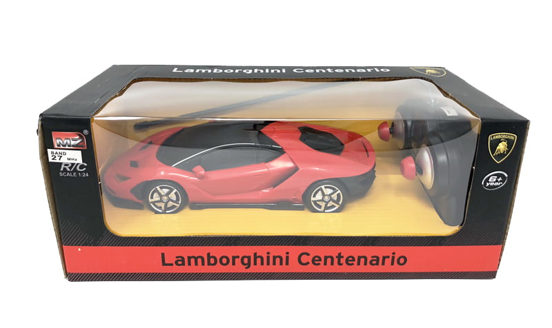 Radio Remote Control 1/24 Scale 2017 Lamborghini Centenario Licensed RC  Model Car (Red) 