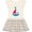 Natural with Stripes, variant on Inktastic Personalized Sailboat Girls Toddler Dress