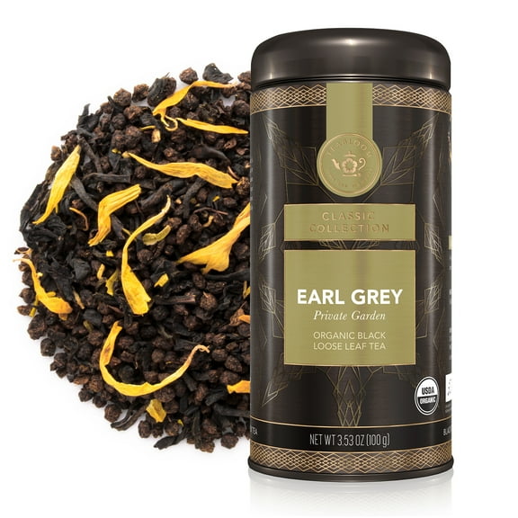 Teabloom Earl grey private garden loose leaf tea canister
