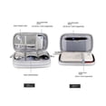 thumbnail image 4 of Portable Cable Storage Waterproof Case Usb Data Line Charger Plug Organizador For Travel Electronic Organizer Grey, 4 of 5