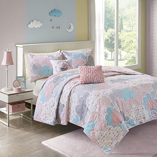 Urban Habitat Kids Cloud Full/Queen Bedding For Girls Quilt Set Pink