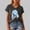 Dolly Shirt-Grey4, variant on JINGTIAN Dolly Women's Shirt Country Music Graphic T-Shirt Vintage Western Tee Short Sleeve Crew Neck Nashville Concert Top for Fans